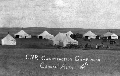 Image of construction camp